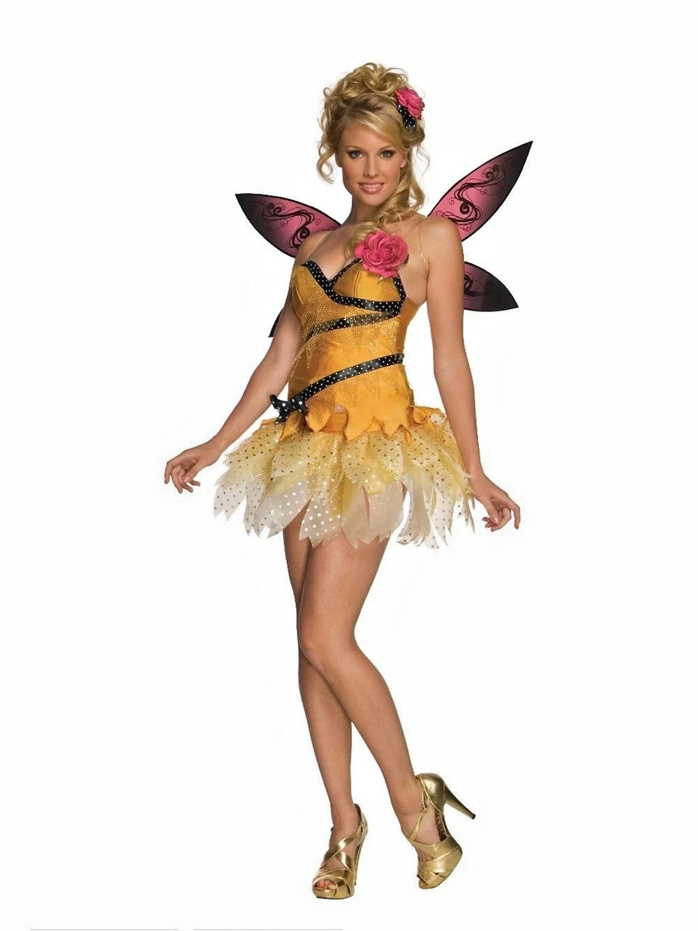Secret Wishes Naughty Nymph Halloween Costume Small NWT